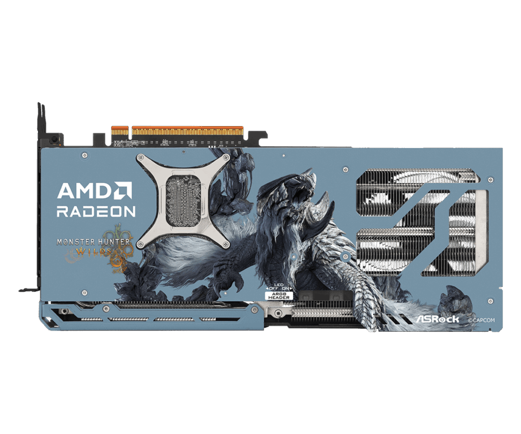 ASRock AMD Radeon RX 9070 XT Monster Hunter Wilds Edition 16GB videokártya - Image 5